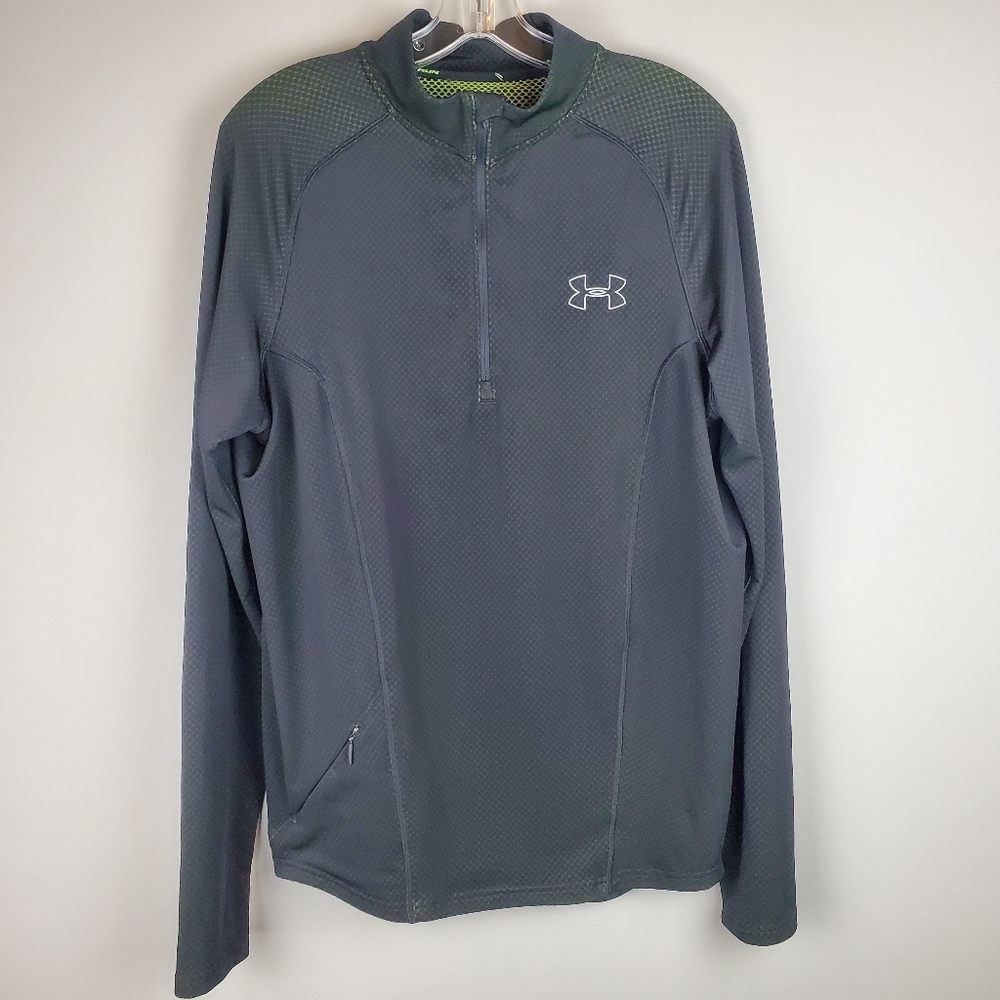 Under Armour Black Zip Pullover